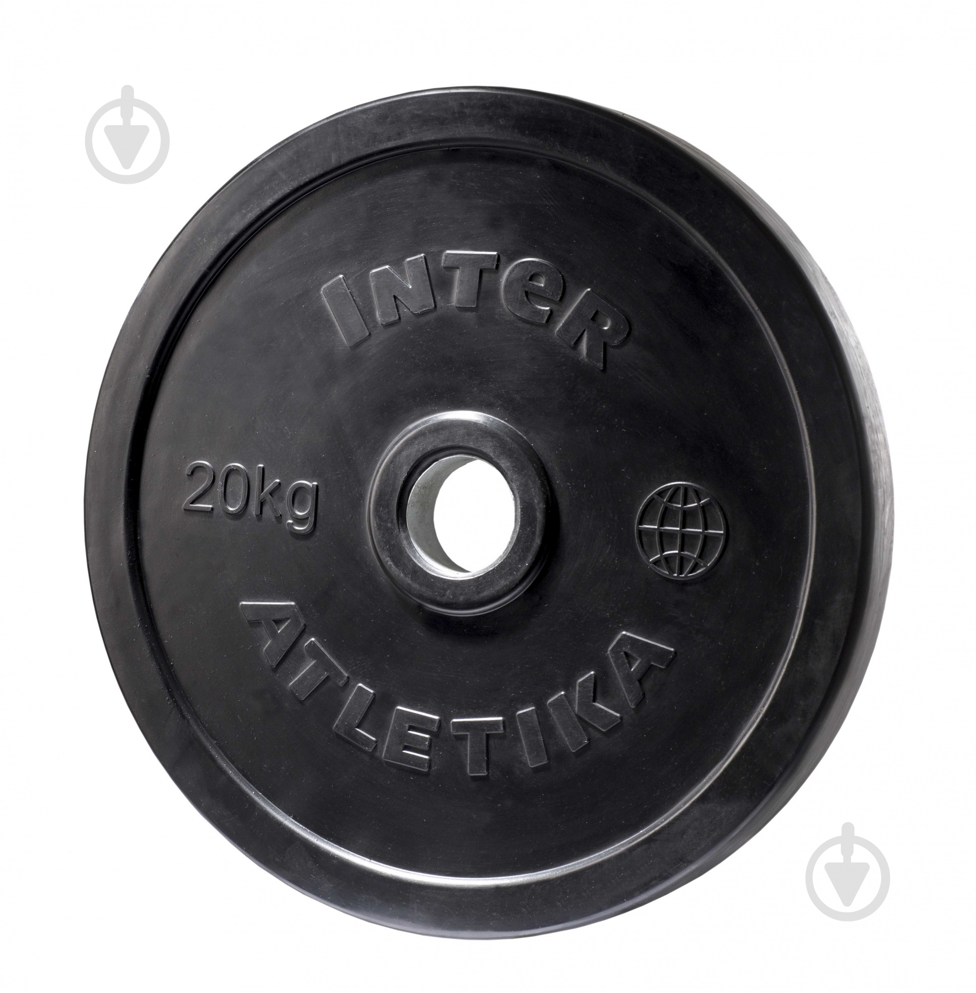 Диск InterAtletika обрезиненный 20 кг LCA027-M - фото 1 Диск InterAtletika обрезиненный 20 кг LCA027-M - фото 1