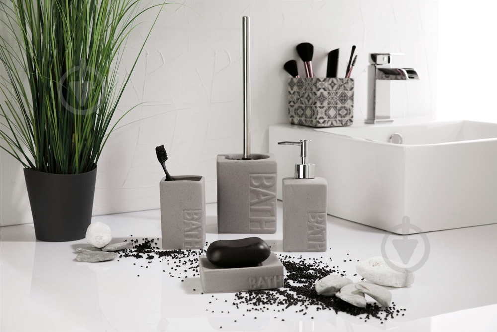 Мыльница Axentia Bath серый доломит 131107 - фото 3 Мыльница Axentia Bath серый доломит 131107 - фото 3