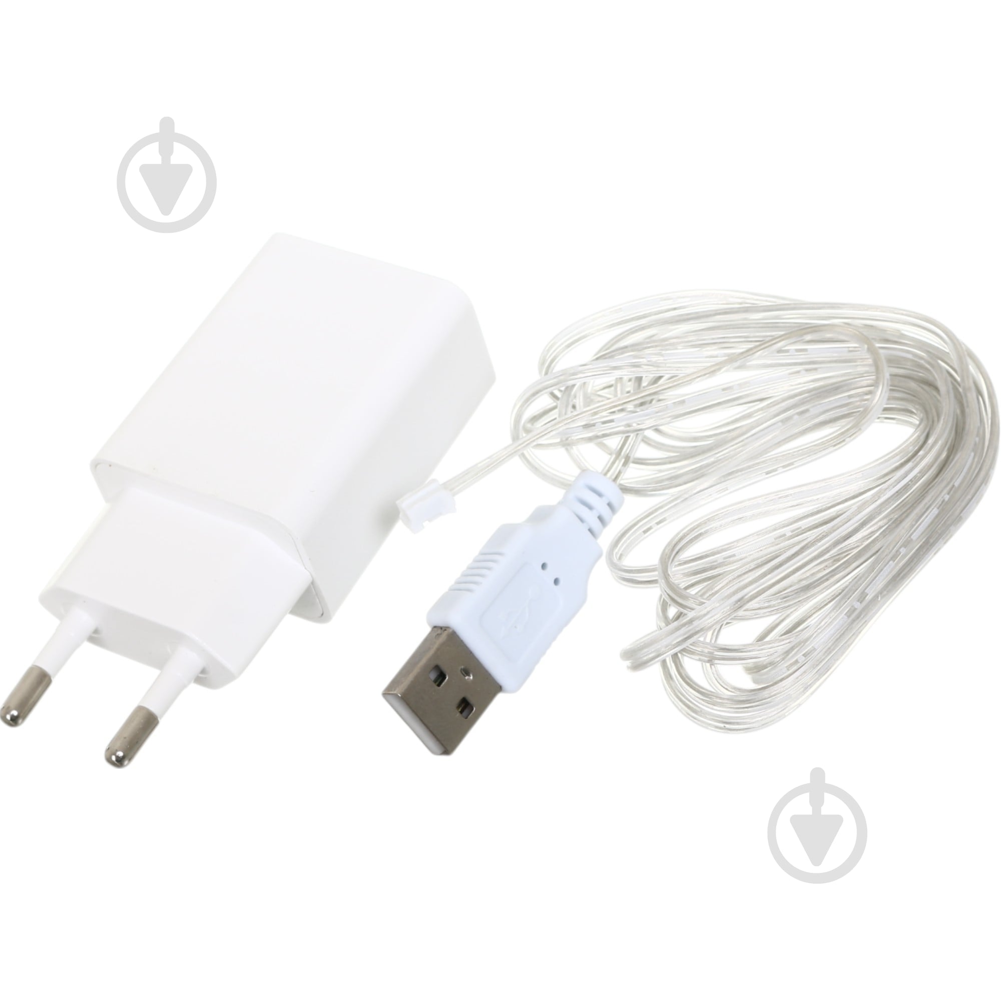 Адаптер для гирлянды LedPulsar (USB) 220V/5V 1A (с кабелем питания) 2 м - фото 1 Адаптер для гирлянды LedPulsar (USB) 220V/5V 1A (с кабелем питания) 2 м - фото 1