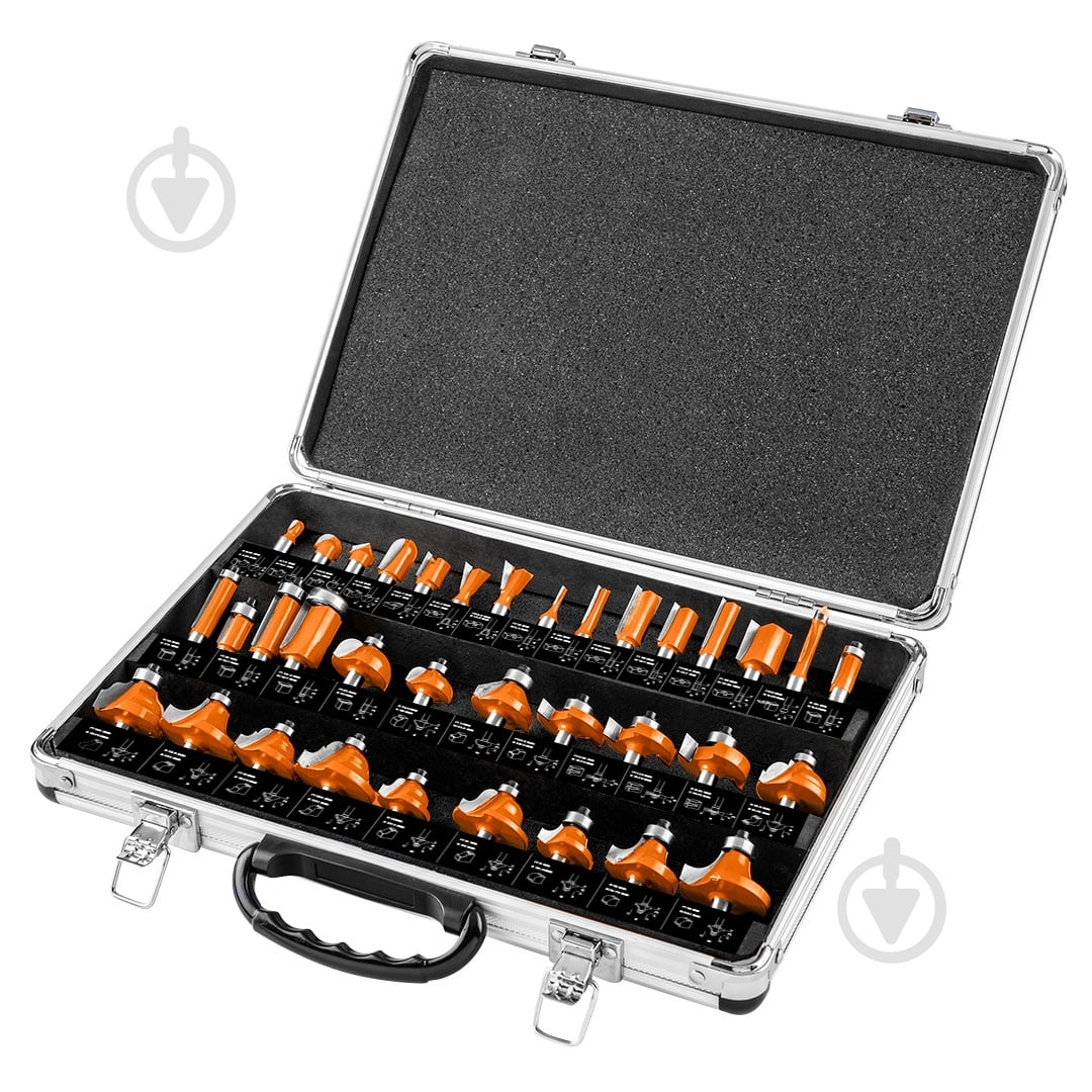 Набор фрез цилиндрическая NEO tools Widia 35 шт. 56-240 - фото 1