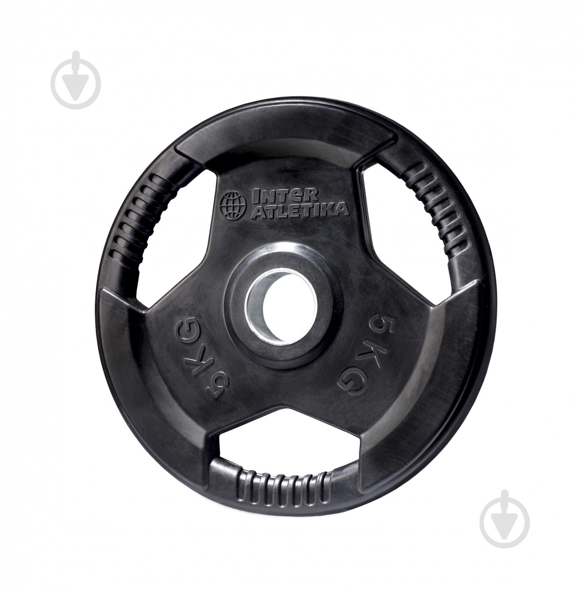 Диск InterAtletika с ручками 5 кг LCAH038-M - фото 1