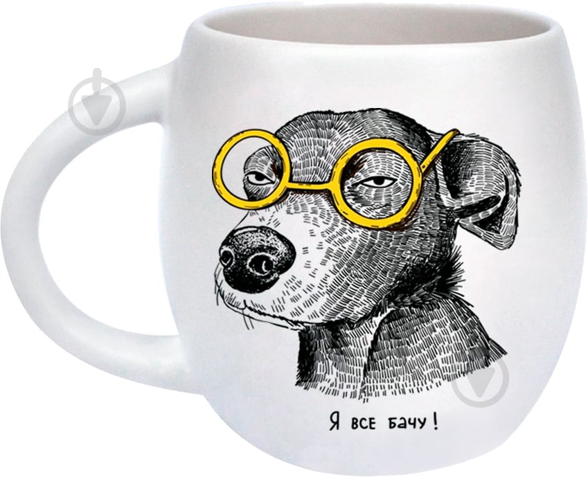 Чашка Orner Собака-подозревака 450 мл - фото 1