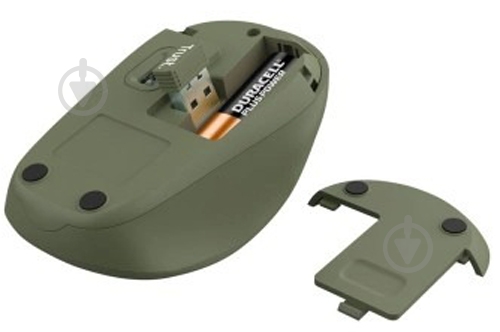 Миша Trust Yvi+ Silent Eco Wireless green (24552) - фото 4