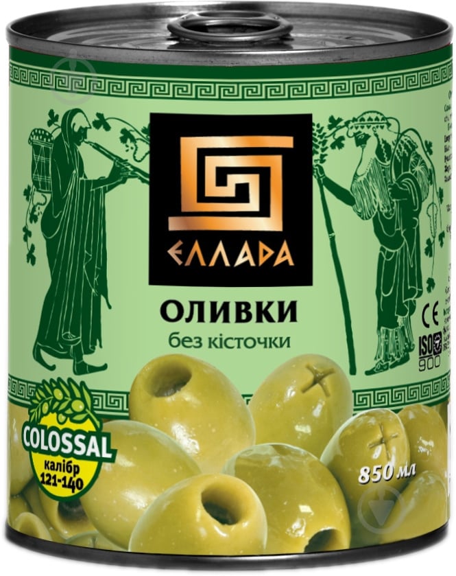 Оливки Ellada Colossal без косточки 850 мл - фото 1 Оливки Ellada Colossal без косточки 850 мл - фото 1