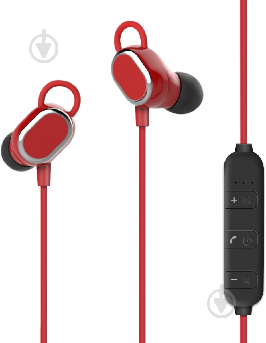 Наушники Promate Rovi red - фото 1 Наушники Promate Rovi red - фото 1