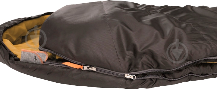 Спальний мішок Easy Camp Camp Orbit 200/-1°C Black (Right) 240159 - фото 3
