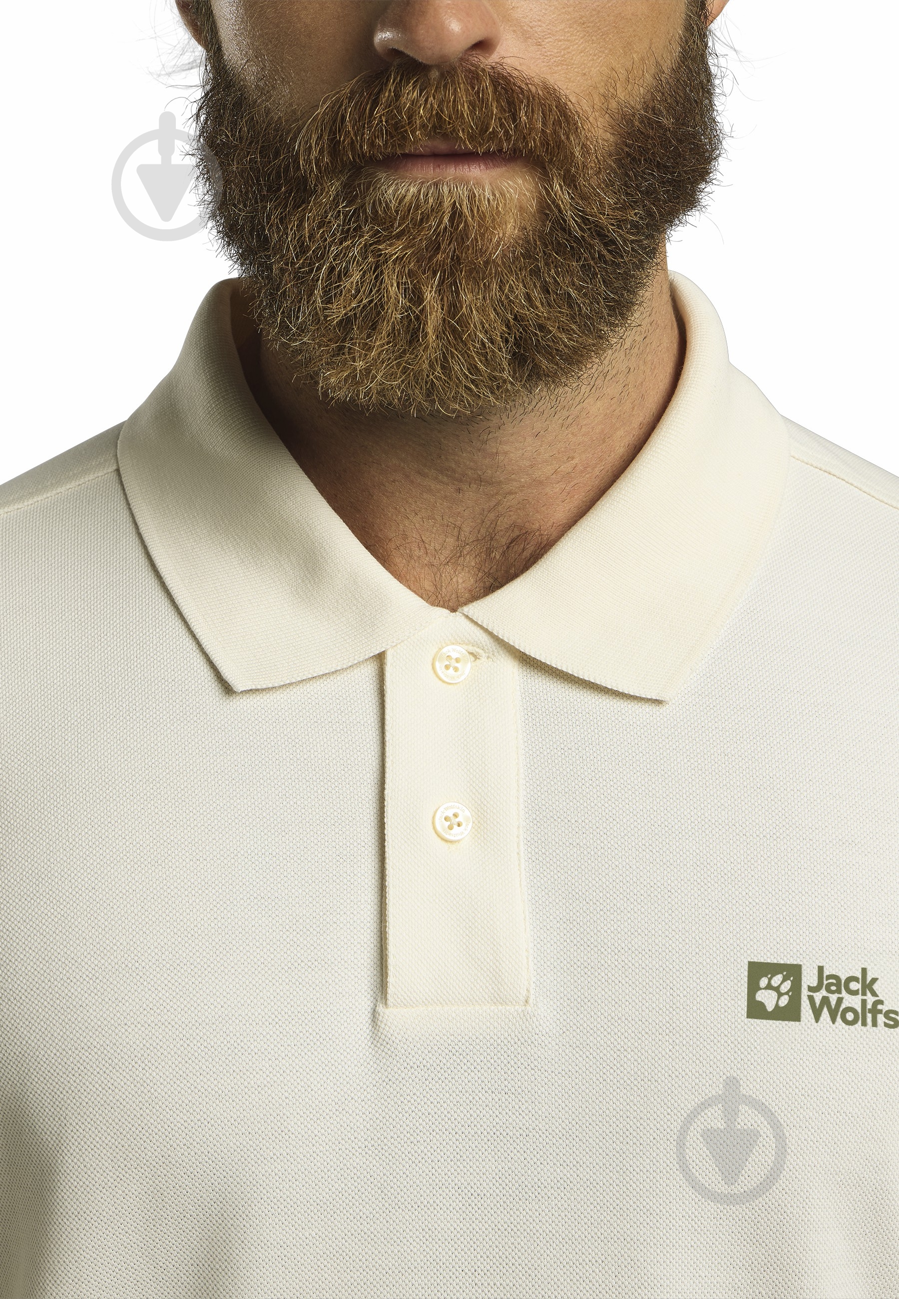 Поло Jack Wolfskin 1809301_5127 молочный - фото 4