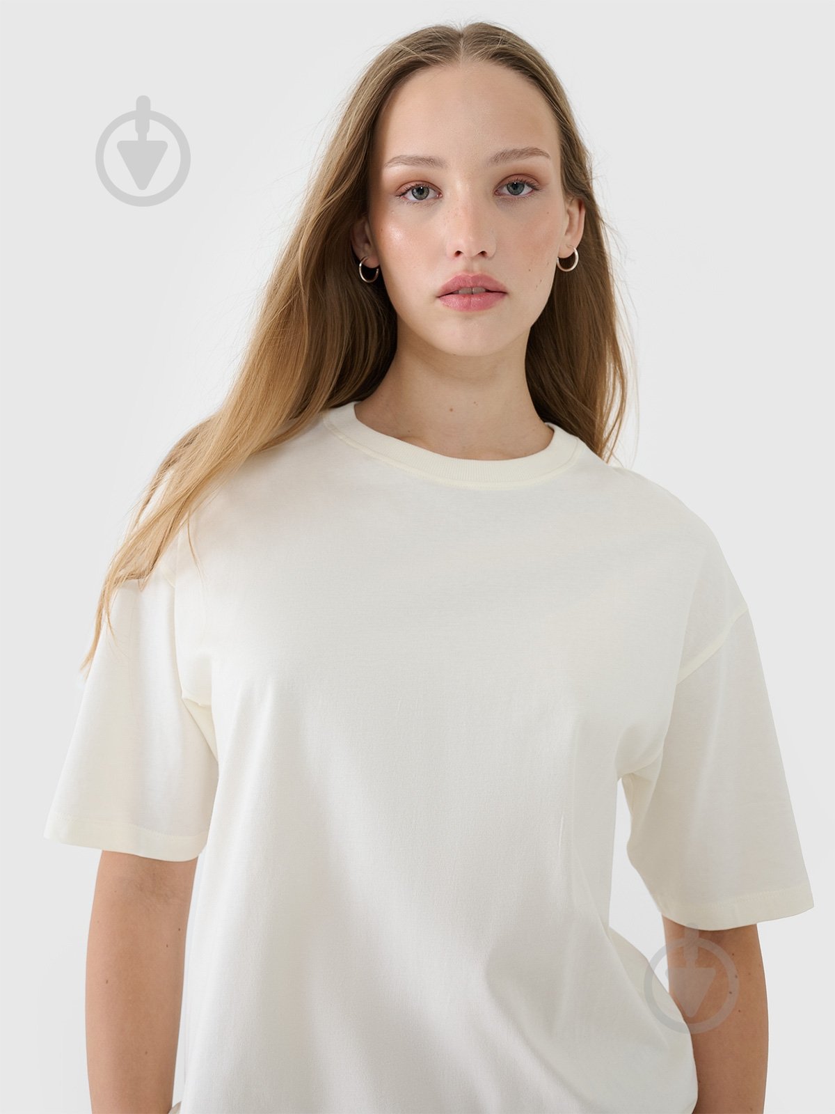 Футболка 4F TSHIRT F2694 4FRSS25TTSHF2694-11S р.L бежевий - фото 2