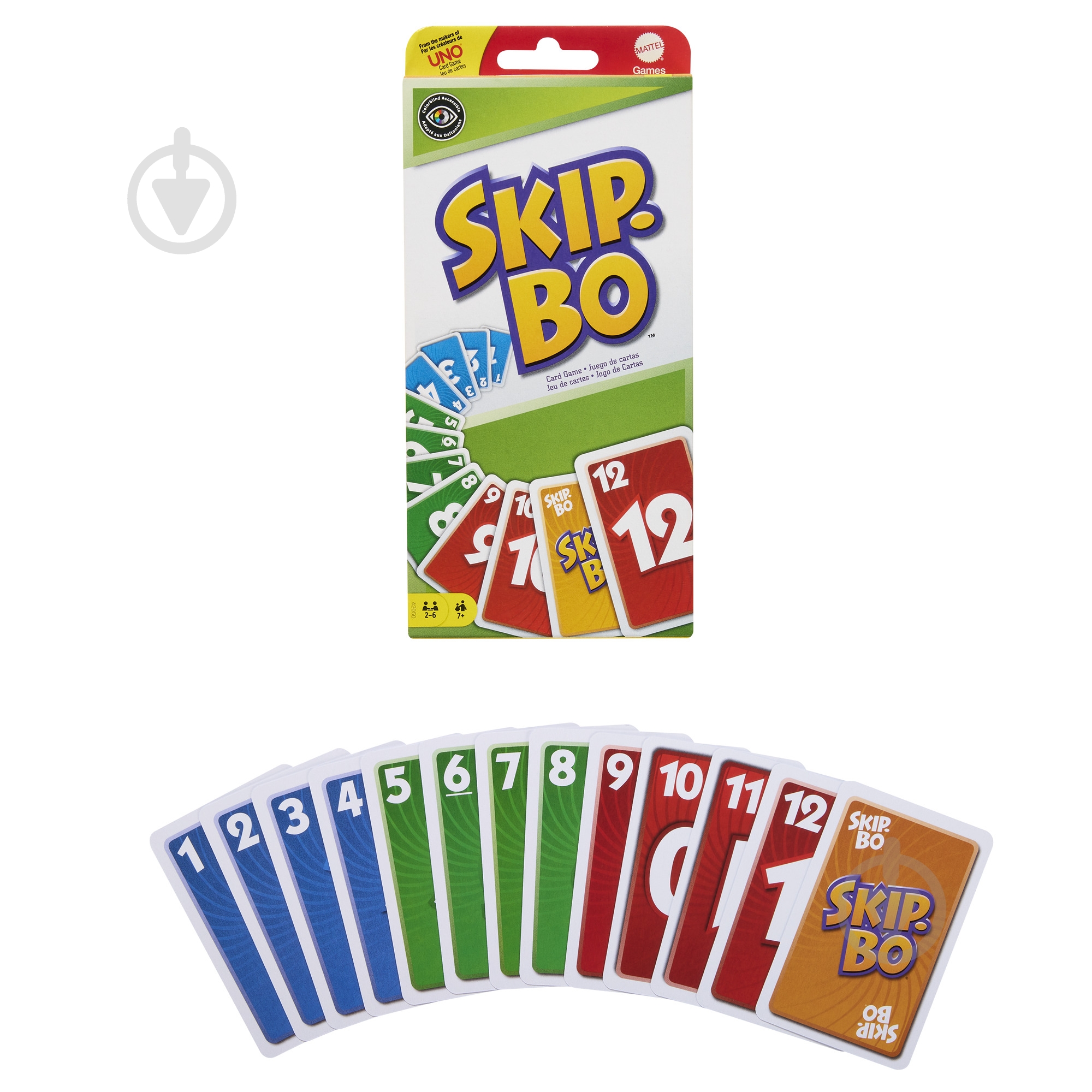 Игра настольная Uno Skip-bo 42050 - фото 4 Игра настольная Uno Skip-bo 42050 - фото 4