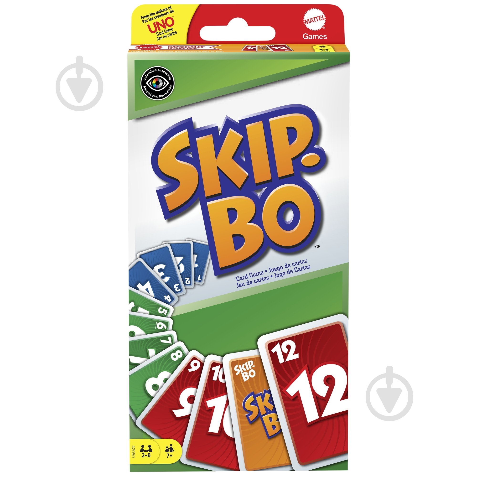 Игра настольная Uno Skip-bo 42050 - фото 1 Игра настольная Uno Skip-bo 42050 - фото 1