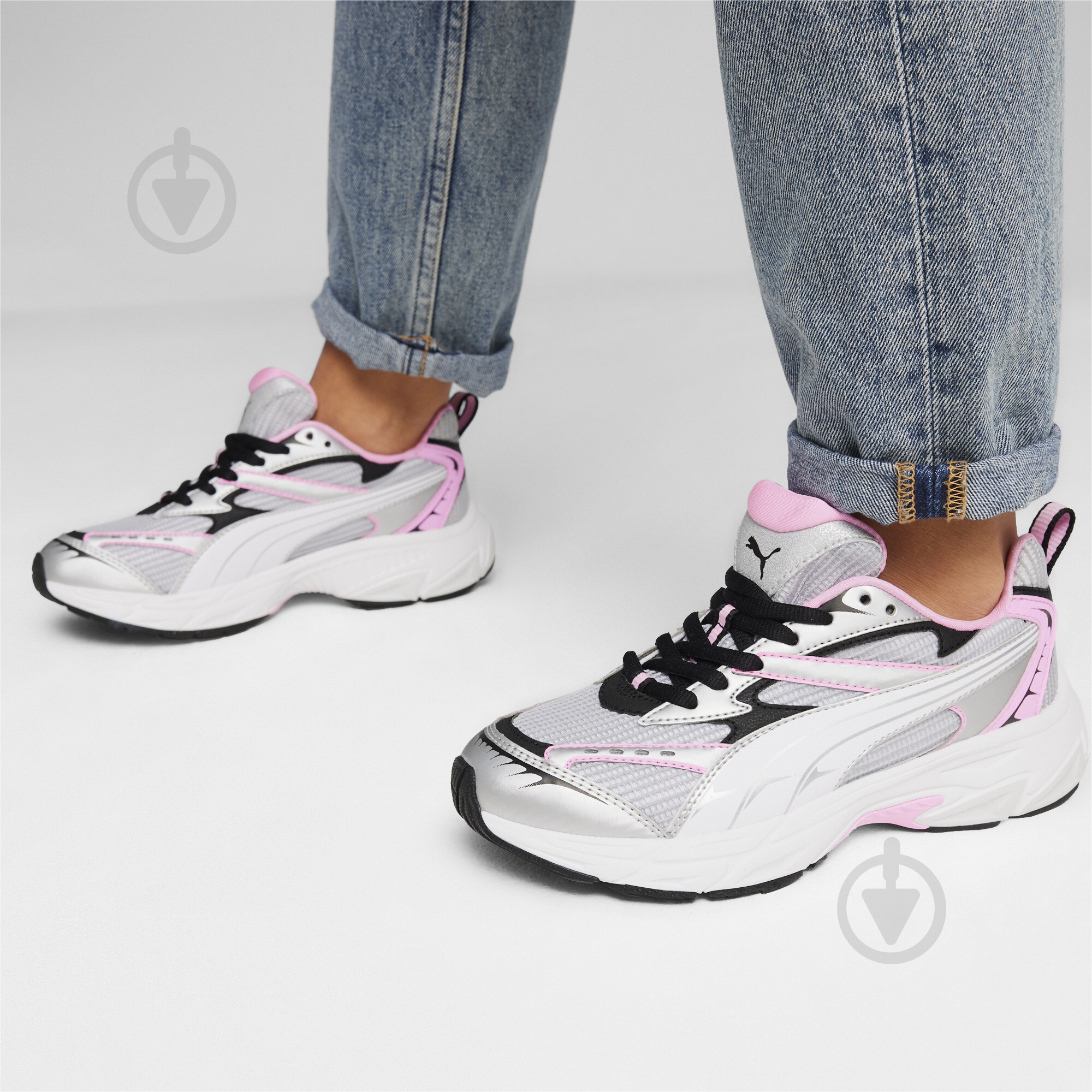 Кроссовки женские демисезонные Puma MORPHIC ATHLETIC 39591903 р.36 розовые - фото 7