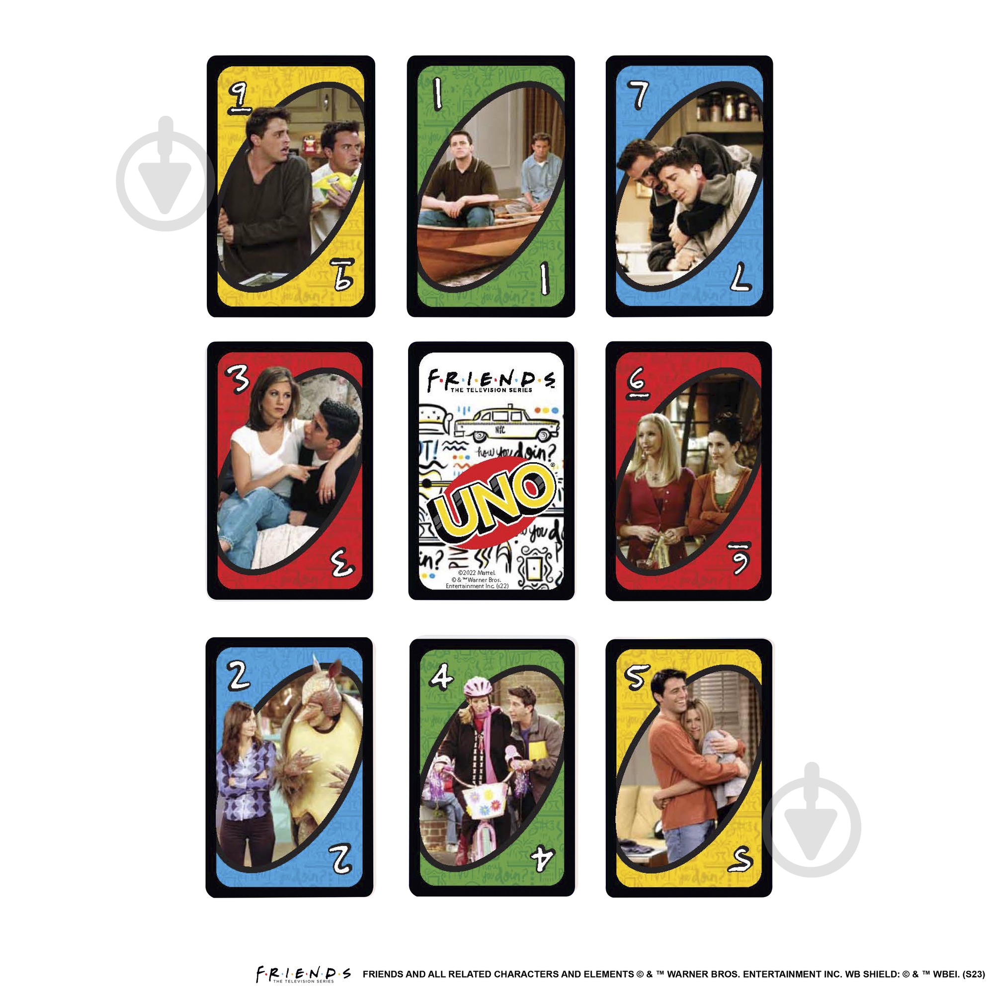 Игра настольная Uno Друзья HJH35 - фото 5