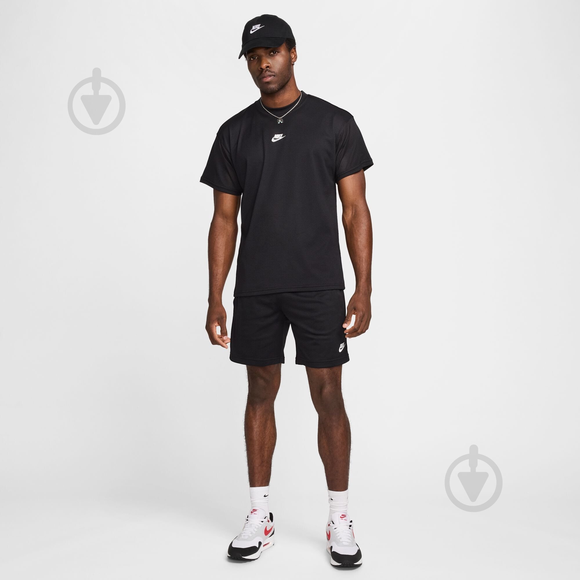 Футболка Nike M NSW MESH M90 SS TOP HQ1983-010 р.M чорний - фото 5 Футболка Nike M NSW MESH M90 SS TOP HQ1983-010 р.M чорний - фото 5