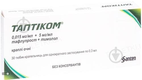 Таптіком №30 для очей краплі 0,015 мг/5 мг 0,3 мл - фото 1