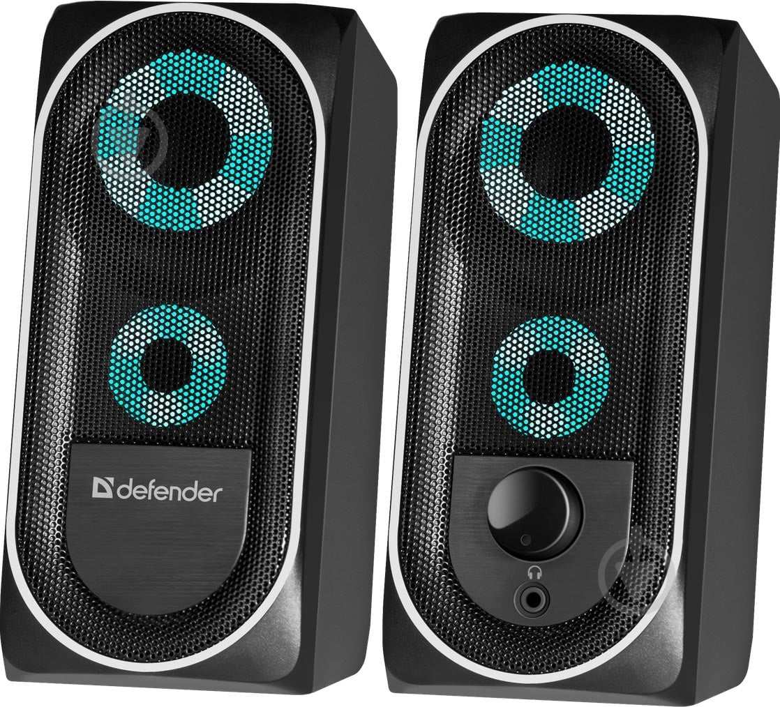 Акустична система Defender Solar 2 2.0 black 65402 - фото 3