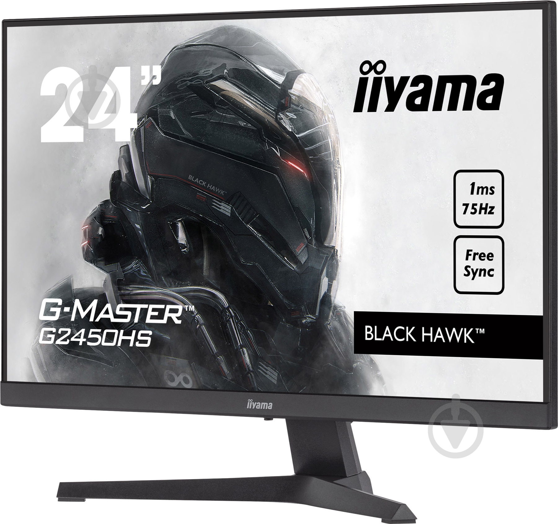 Монітор Iiyama G-Master G2450HS-B1 23,8" (G2450HS-B1) - фото 4 Монітор Iiyama G-Master G2450HS-B1 23,8" (G2450HS-B1) - фото 4