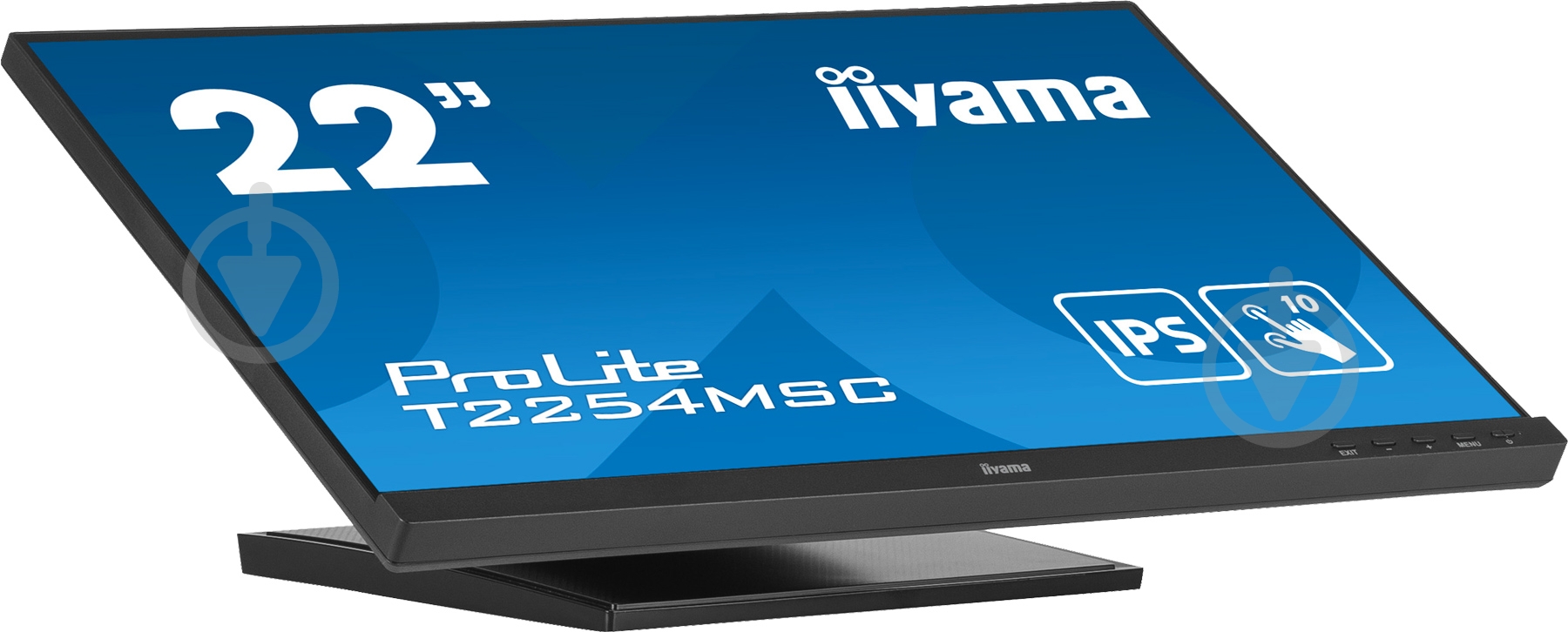 Монитор Iiyama Prolite T2254MSC-B1AG 21,5" (T2254MSC-B1AG) - фото 7