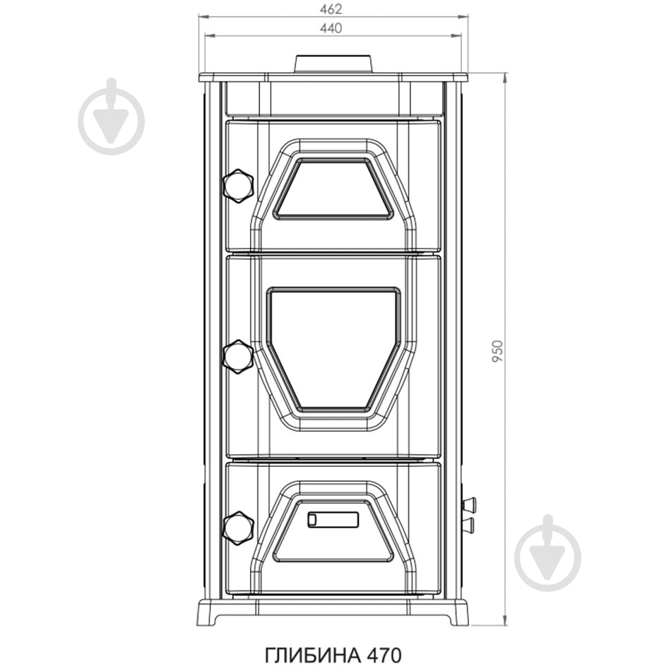 Печь с духовкой Duval EК-5111BL - фото 3 Печь с духовкой Duval EК-5111BL - фото 3