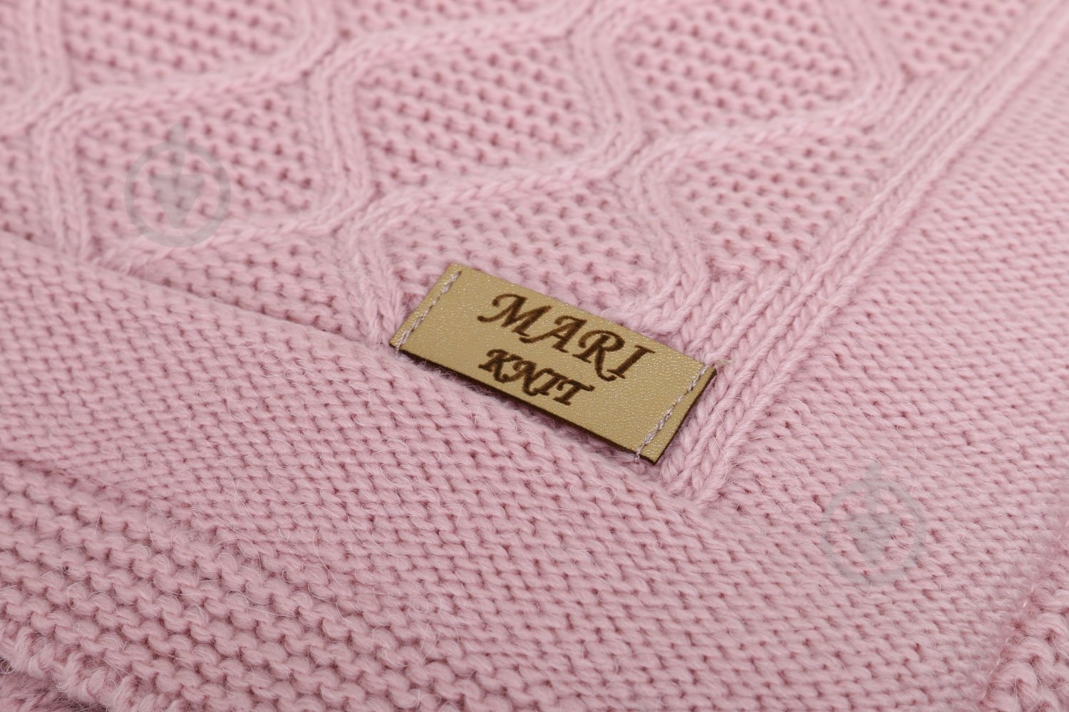 Простынь Mari-Knit 90х90 см пудра 0801 - фото 3 Простынь Mari-Knit 90х90 см пудра 0801 - фото 3