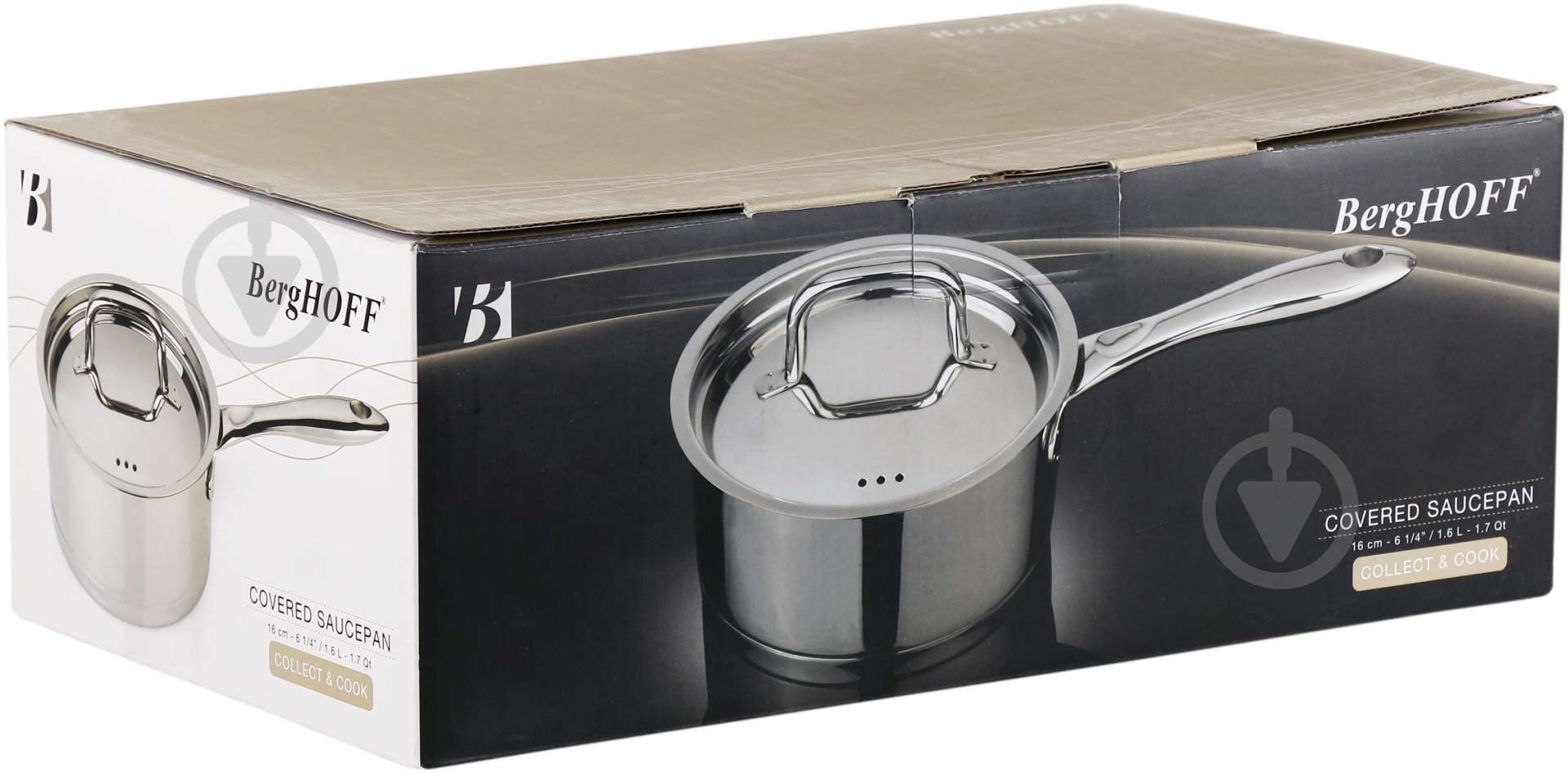 Ковш с крышкой BergHOFF Moon 1,6 л - фото 3 Ковш с крышкой BergHOFF Moon 1,6 л - фото 3