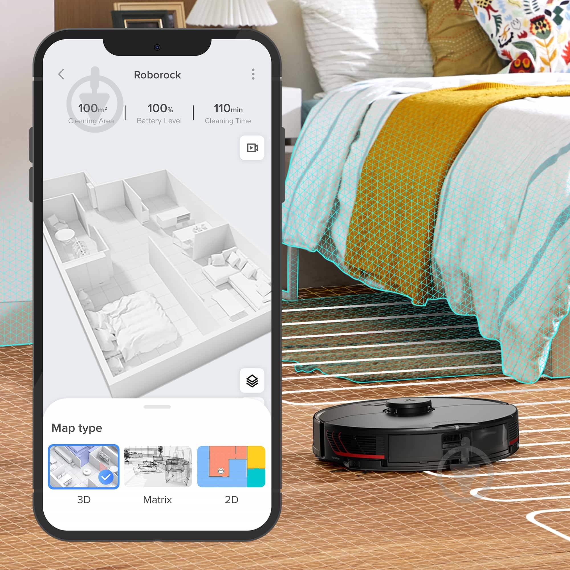 Робот-пилосос Roborock S7 MaxV Plus black - фото 13