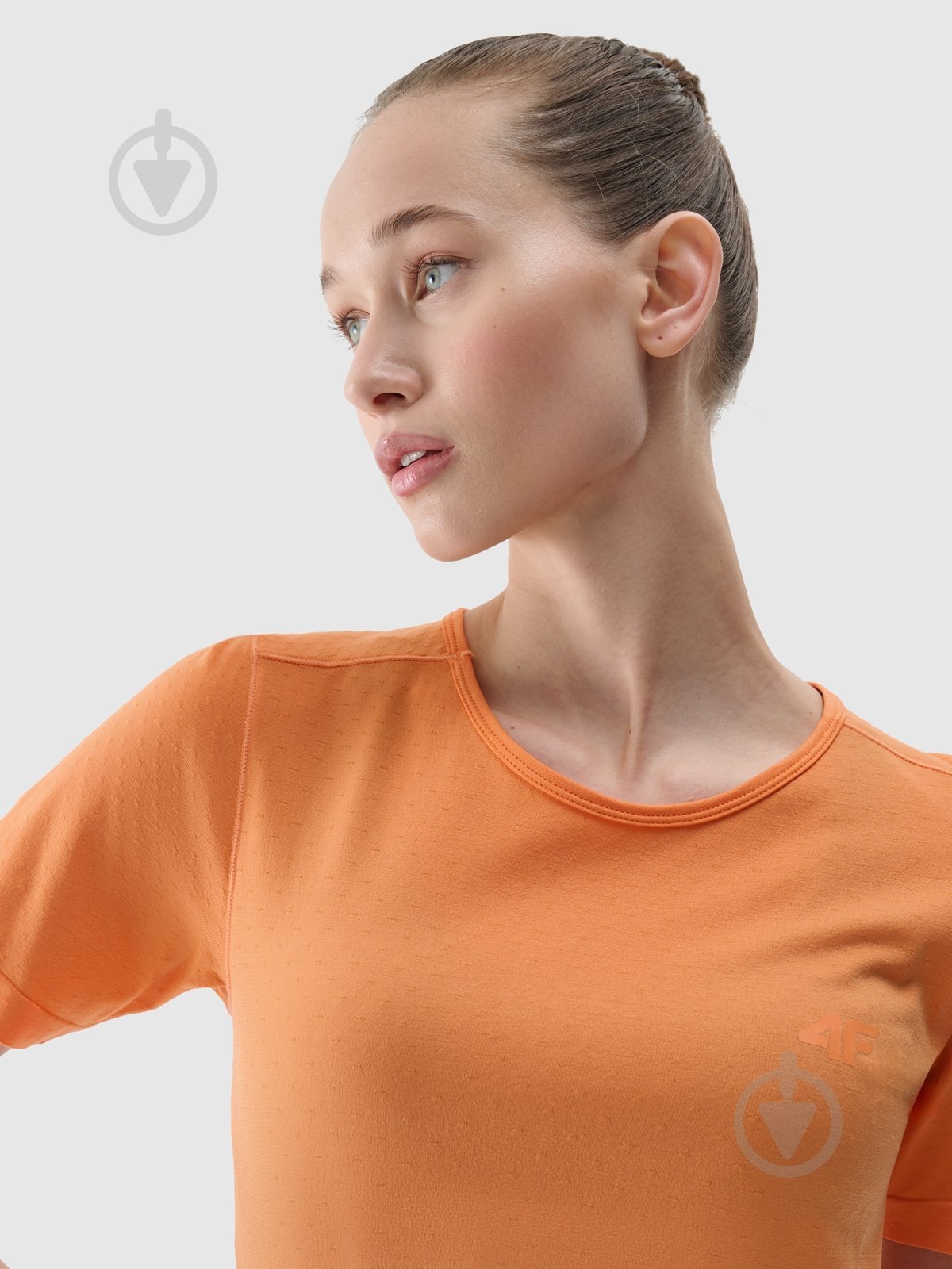 Футболка 4F TSHIRT FNK F1266 4FWSS25TFTSF1266-70S р.M-L помаранчевий - фото 2 Футболка 4F TSHIRT FNK F1266 4FWSS25TFTSF1266-70S р.M-L помаранчевий - фото 2