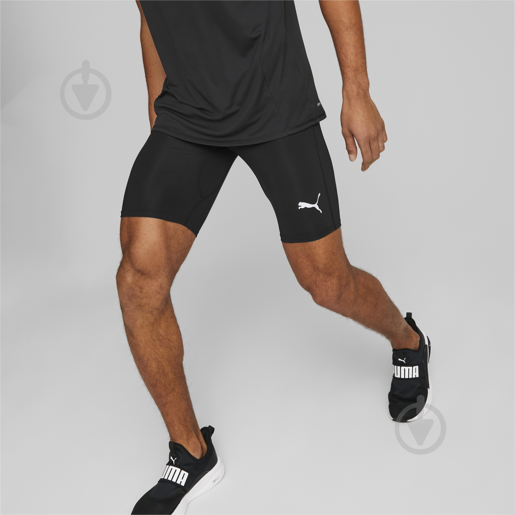 Тайтсы Puma RUN FAVORITE SHORT TIGHT M 52315601 р.L черный - фото 3