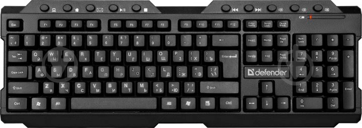 Клавиатура Defender Element HB-195 (45195) black - фото 1 Клавиатура Defender Element HB-195 (45195) black - фото 1