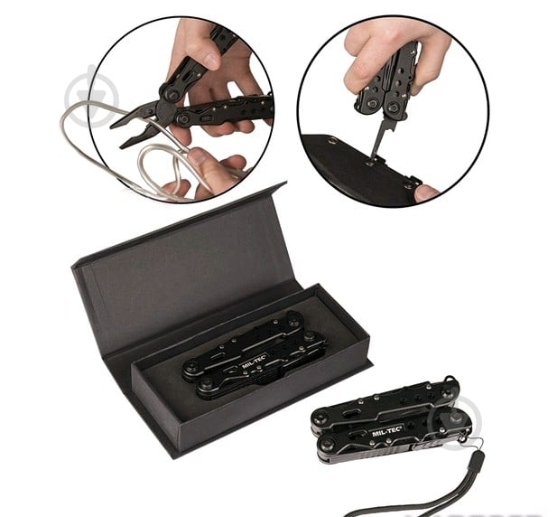 Мультитул Sturm Mil-Tec "COBRA MULTI TOOL" Black 15406102 - фото 10
