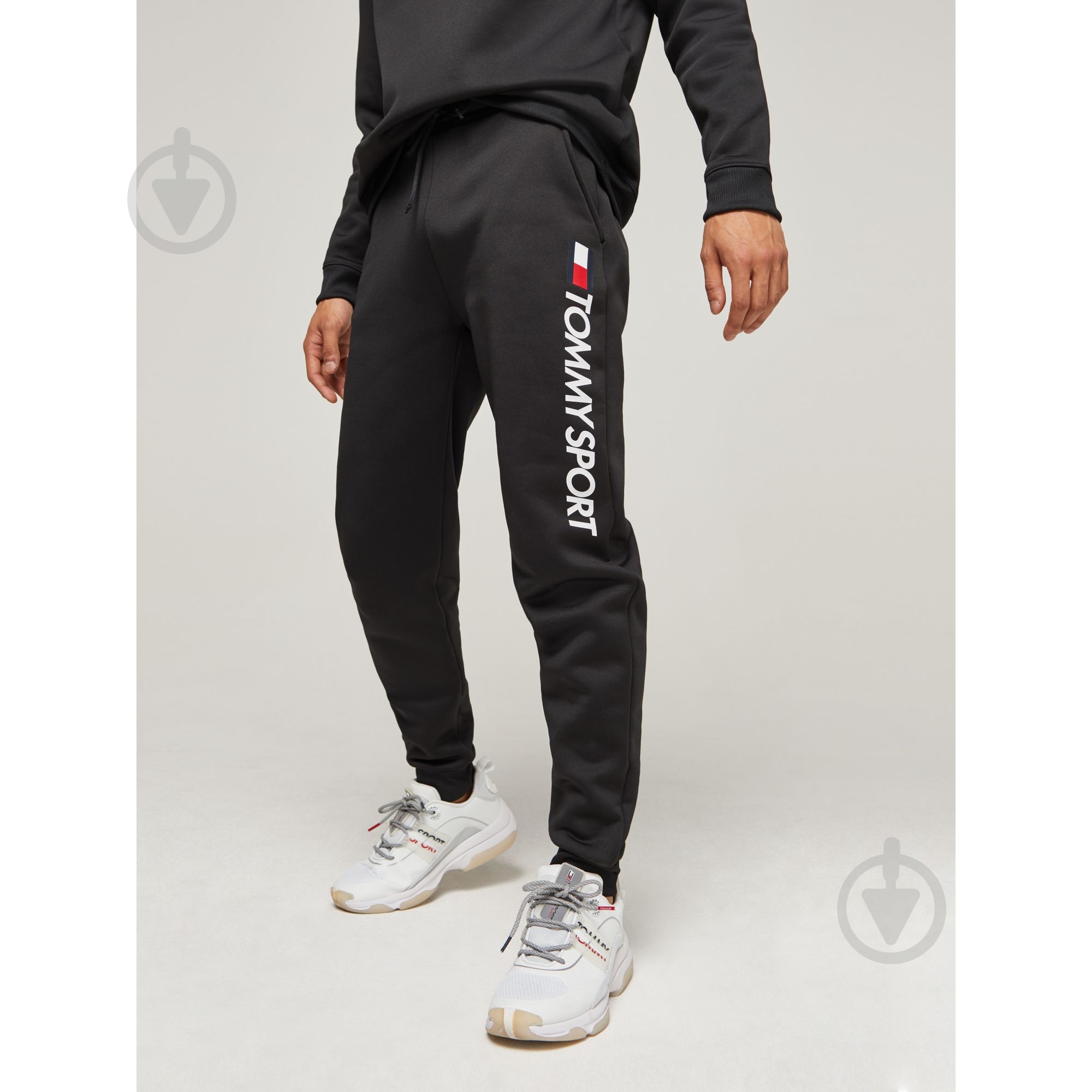 Штани Tommy Hilfiger FLEECE HBR LOGO JOGGER S20S200189003 р. S чорний - фото 1