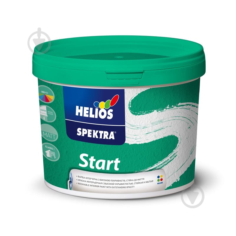 Краска интерьерная SPEKTRA Start мат Фисташковый лист 10 л - фото 3