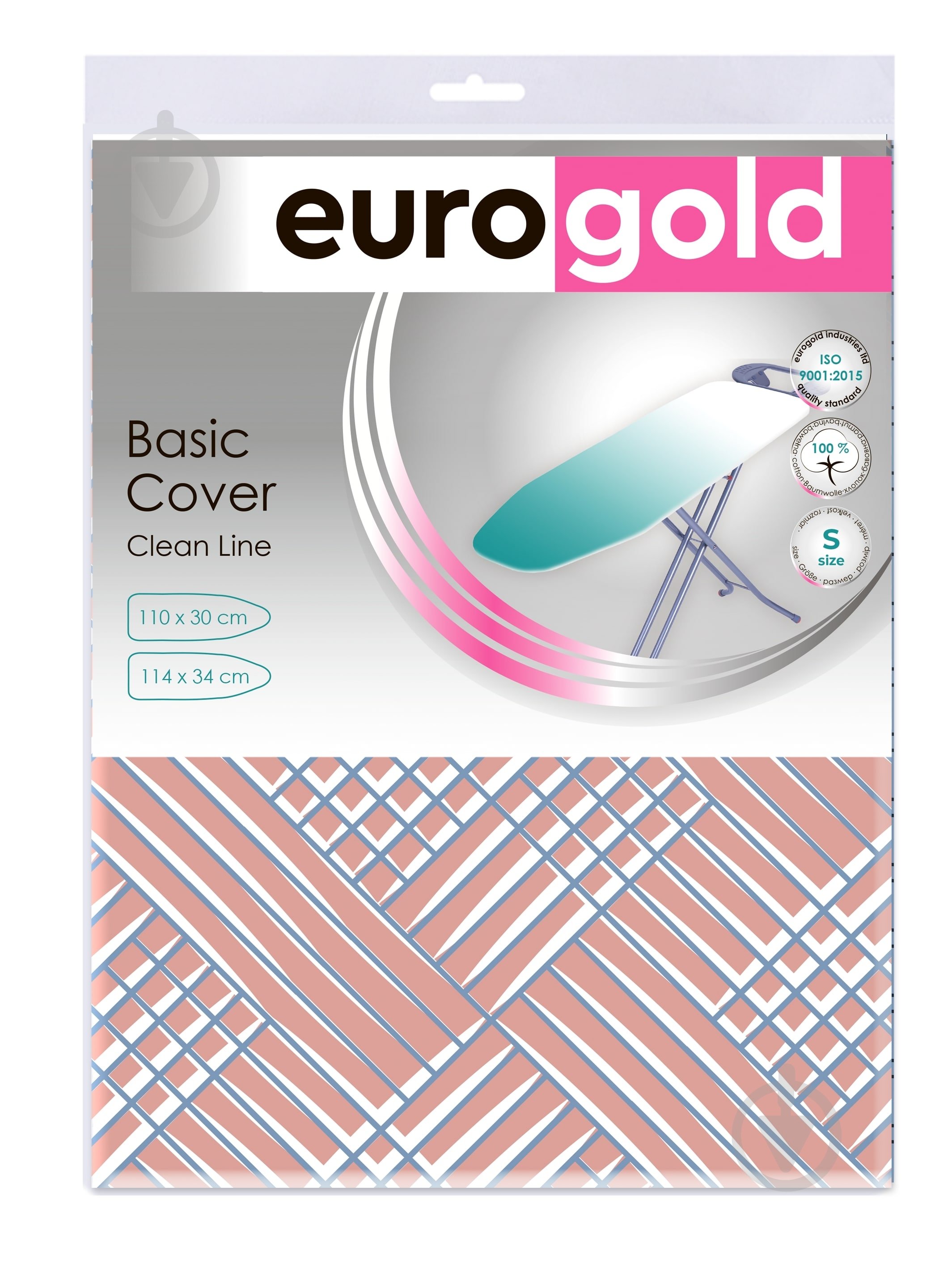 Чехол для гладильной доски Eurogold Basic С34 в ассортименте - фото 1