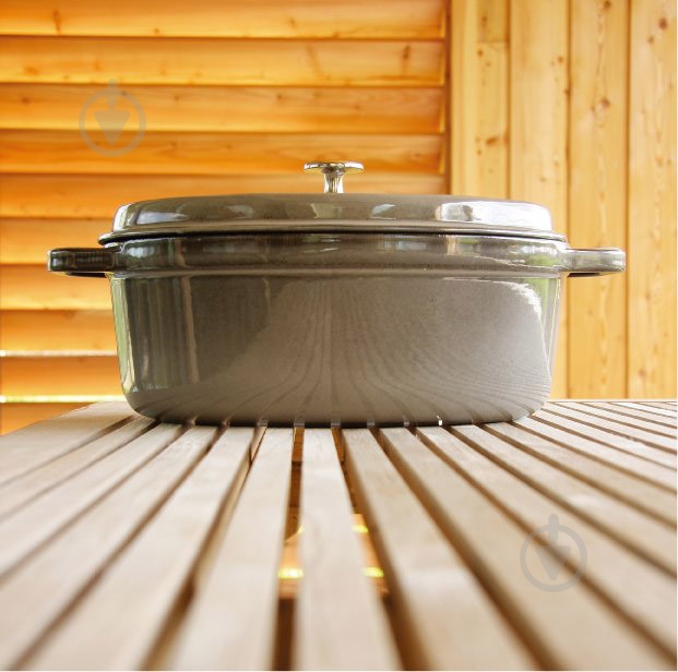 Кокотница Staub 5 л серая 40509-312-0 - фото 4