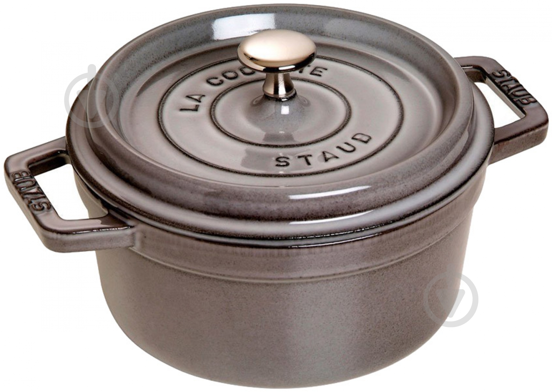 Кокотница Staub 3,8 л серая 40500-246-0 - фото 1