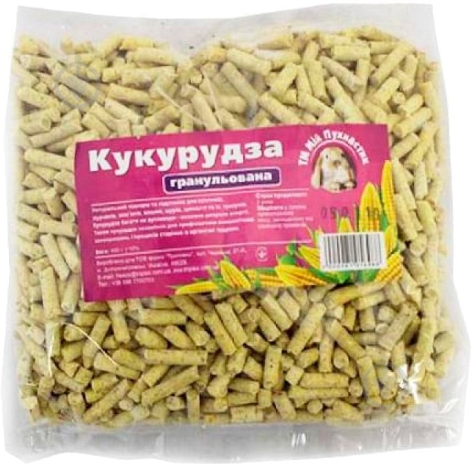 Корм Мій Пухнастик кукурудза гранульована 450 г - фото 2 Корм Мій Пухнастик кукурудза гранульована 450 г - фото 2