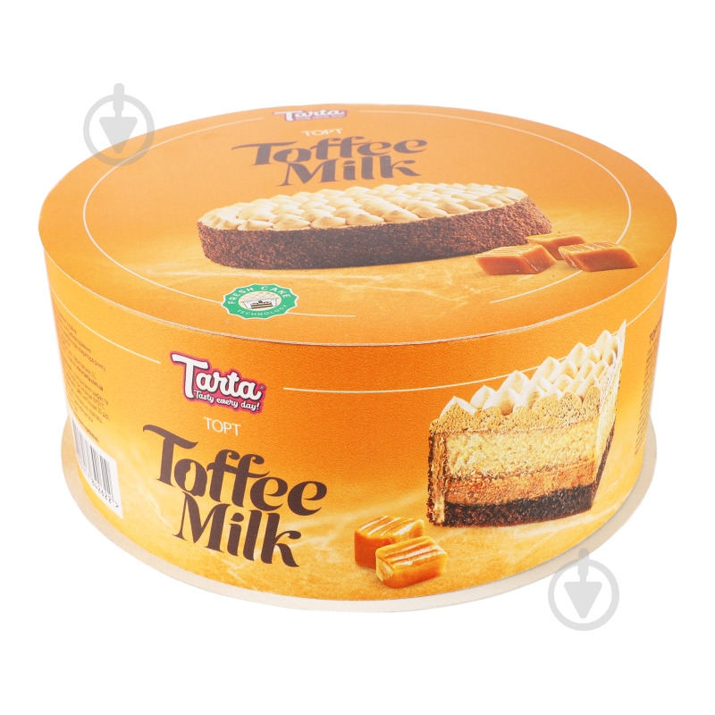 Торт Tarta бисквитный Toffee milk 450 г - фото 2 Торт Tarta бисквитный Toffee milk 450 г - фото 2