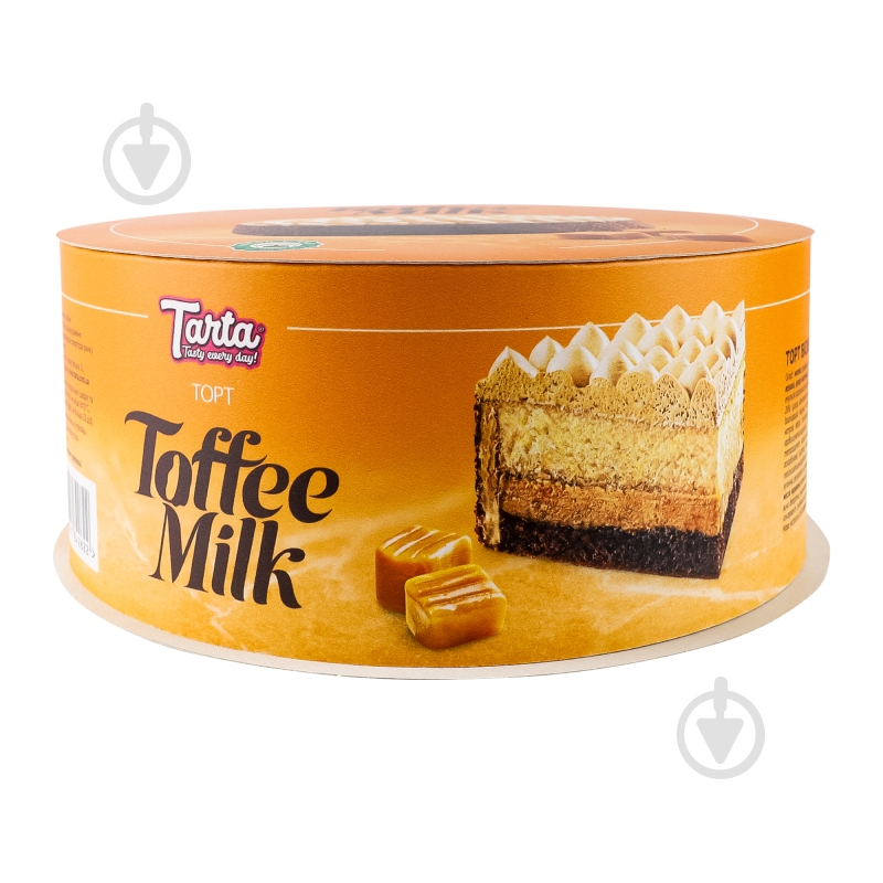 Торт Tarta бисквитный Toffee milk 450 г - фото 4 Торт Tarta бисквитный Toffee milk 450 г - фото 4