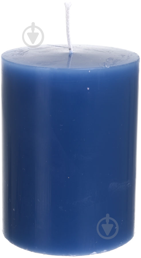 Свічка Циліндр темно-синя ESTE - фото 1 Свічка Циліндр темно-синя ESTE - фото 1