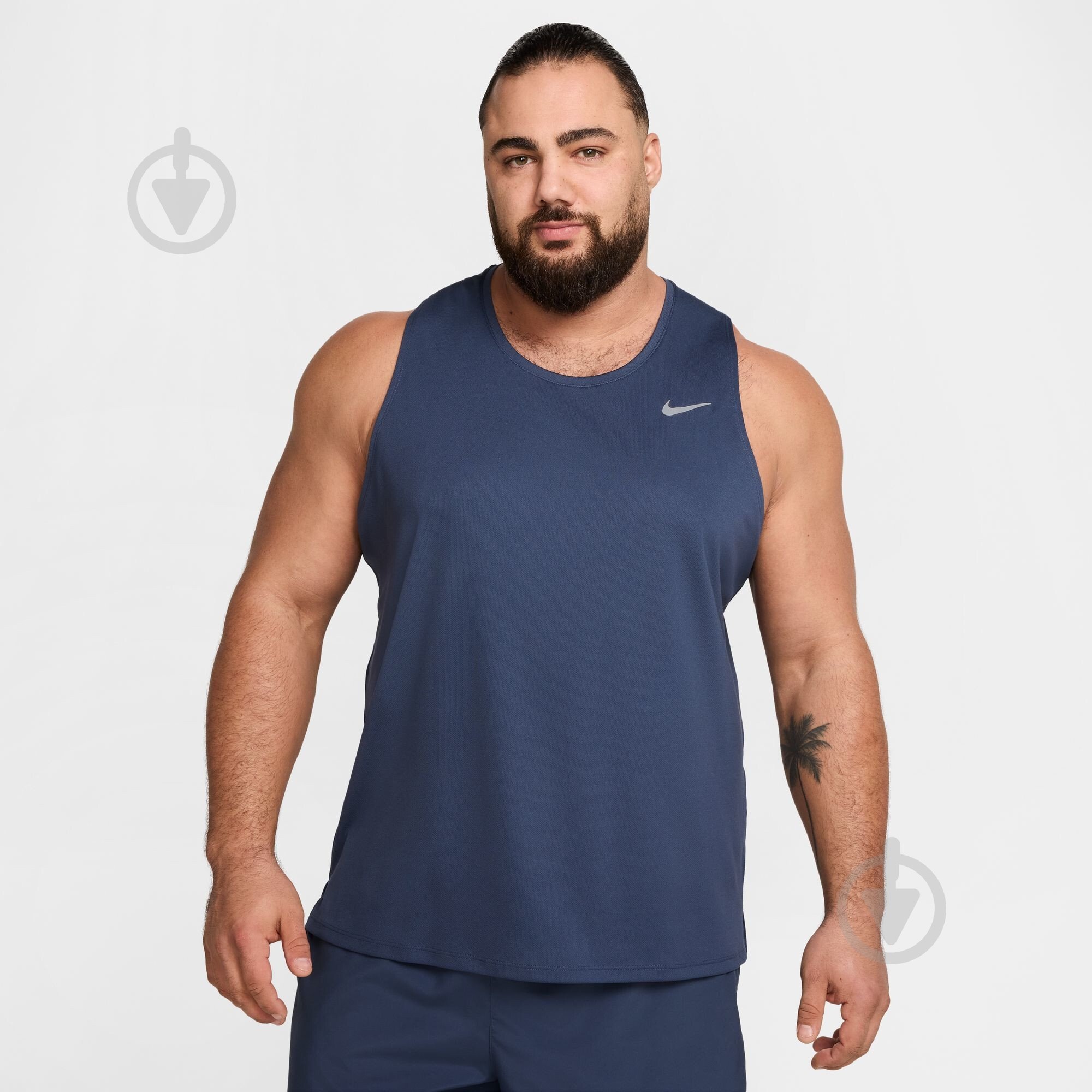 Майка Nike M NK DF MILER TANK DV9321-437 р.S голубой - фото 6 Майка Nike M NK DF MILER TANK DV9321-437 р.S голубой - фото 6
