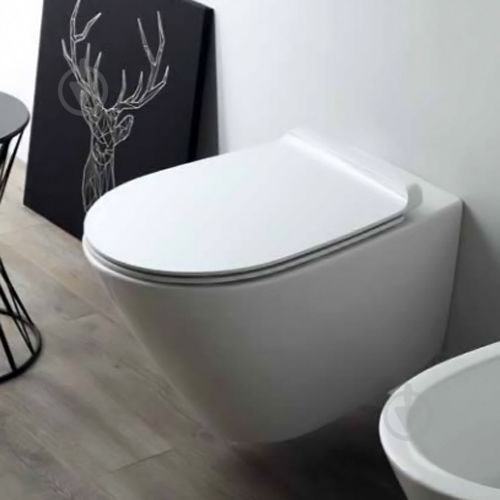 Унитаз подвесной Simas GA18N Gambassi + крышка Softclose + крепления (GA18 + GA004 + F85) - фото 2 Унитаз подвесной Simas GA18N Gambassi + крышка Softclose + крепления (GA18 + GA004 + F85) - фото 2