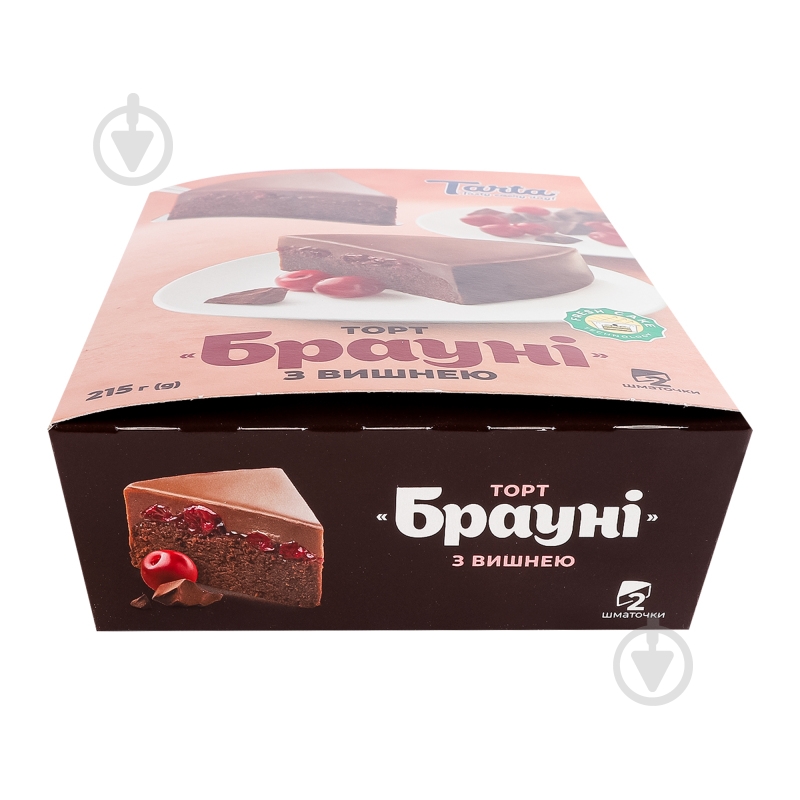 Торт Tarta Брауни с вишней 215 г - фото 3