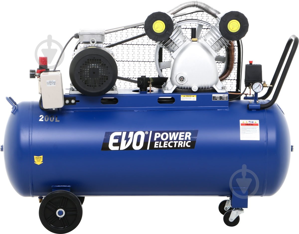 Компрессор EVO V-0,6/10 (380) 4 кВт,200Л V-0,6/10 (380) - фото 2