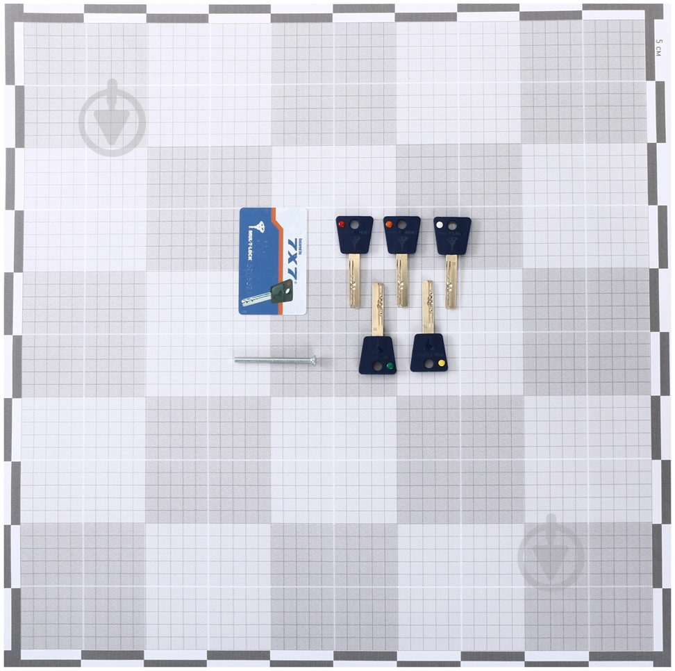 Циліндр Mul-T-Lock 7х7 33x33 ключ-ключ 66 мм нікель - фото 3 Циліндр Mul-T-Lock 7х7 33x33 ключ-ключ 66 мм нікель - фото 3