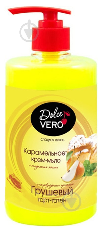 Крем-мыло Dolce Vero Грушевый тарт 1000 мл - фото 1 Крем-мыло Dolce Vero Грушевый тарт 1000 мл - фото 1