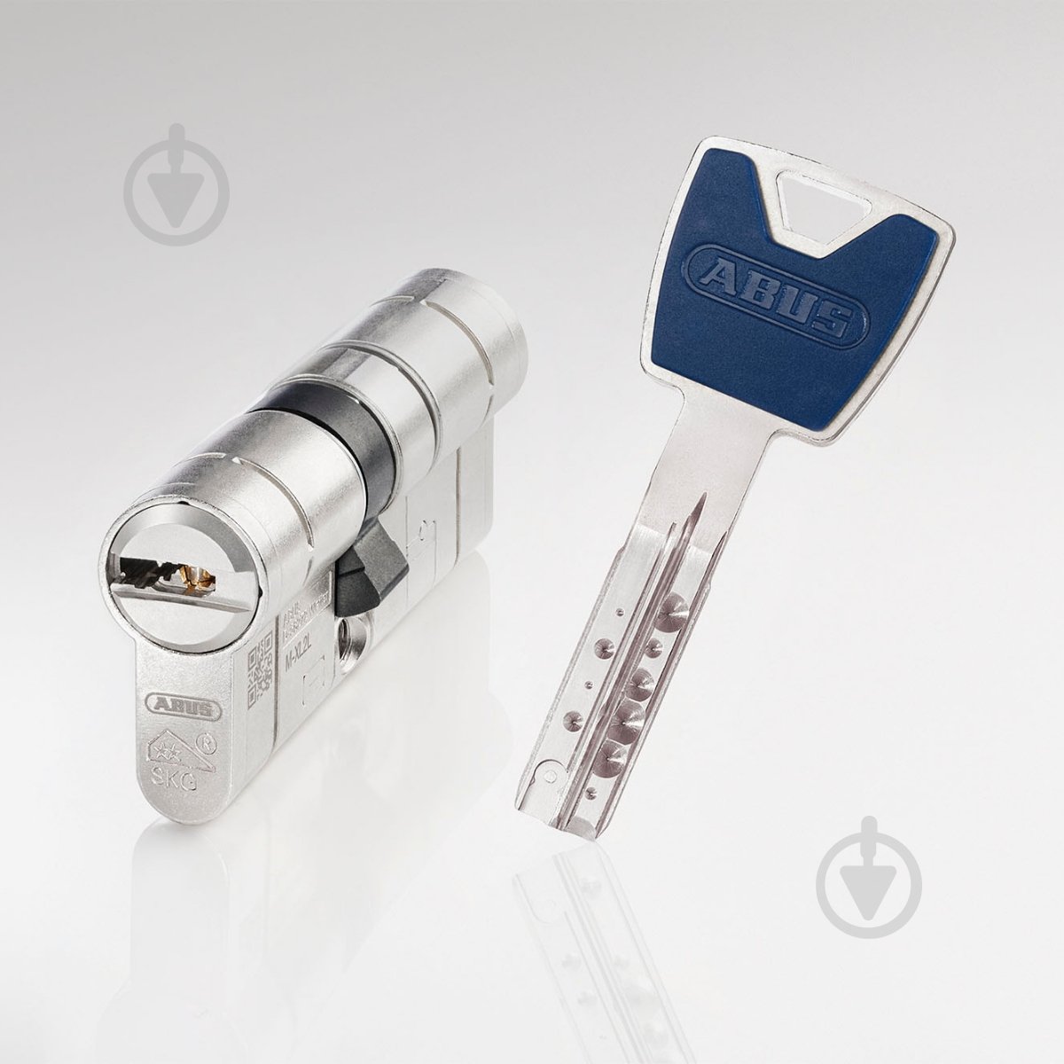 Циліндр Abus 55x50 ключ-ключ 105 мм матовий нікель Xelus 3000 - фото 3 Циліндр Abus 55x50 ключ-ключ 105 мм матовий нікель Xelus 3000 - фото 3