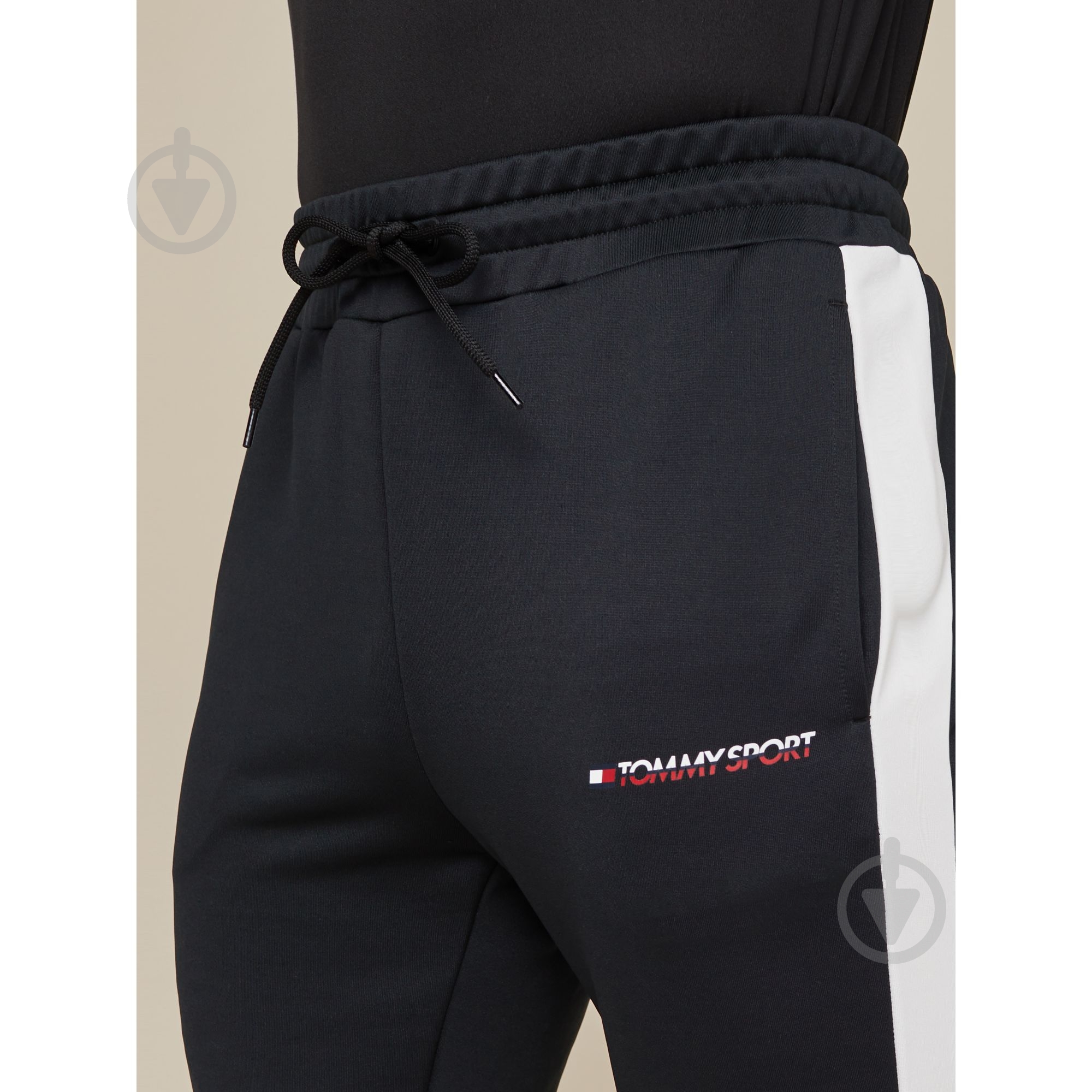 Брюки Tommy Hilfiger TRACK PANT LOGO S20S200296099 р. S черный - фото 3