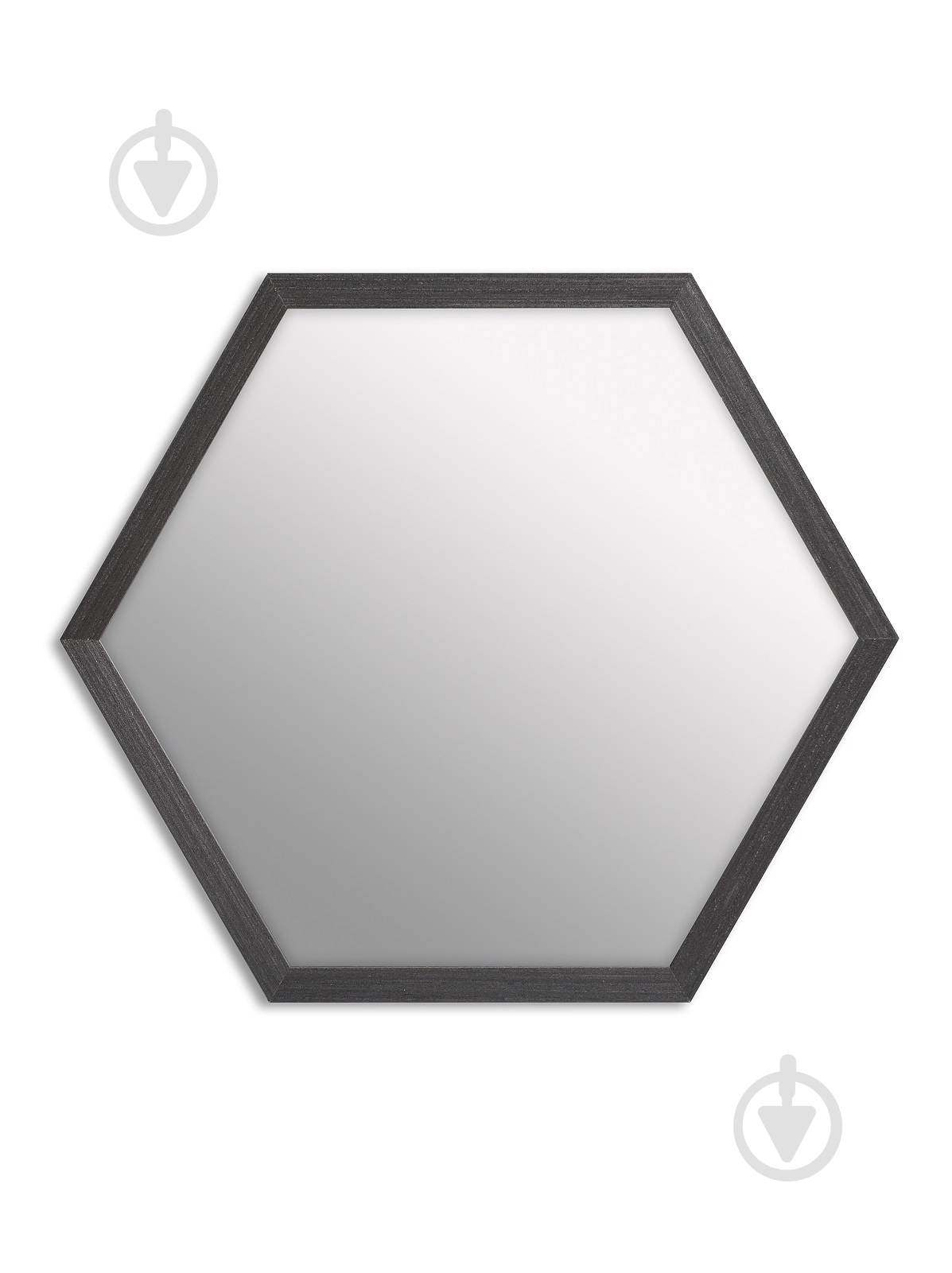 Зеркало настенное 32x37 см черный - фото 1