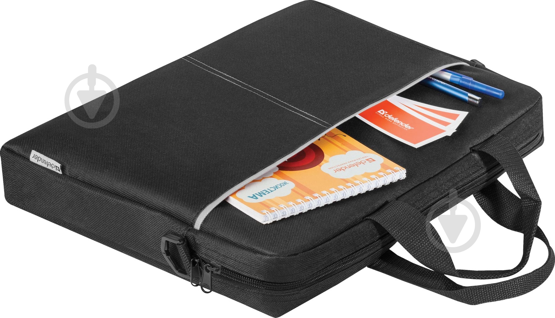 Сумка для ноутбука Defender Lite 15.6" black (26086) - фото 6 Сумка для ноутбука Defender Lite 15.6" black (26086) - фото 6