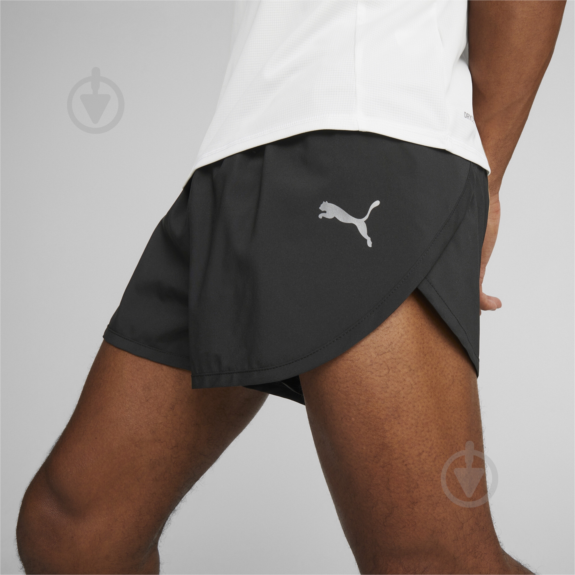 Шорты Puma RUN FAVORITE SPLIT SHORT M 52315701 р. S черный - фото 5 Шорты Puma RUN FAVORITE SPLIT SHORT M 52315701 р. S черный - фото 5