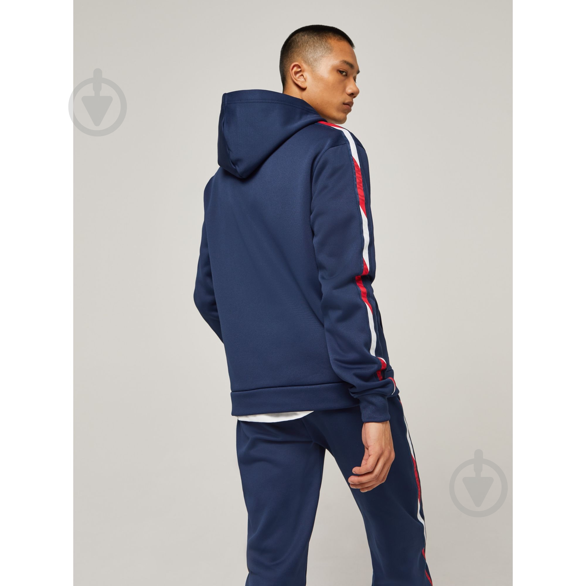 Джемпер Tommy Hilfiger FLEECE FZ HOODY TAPE S20S200287401 р. L темно-синий - фото 2